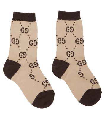 Gucci Kids Baby GG cotton-blend socks