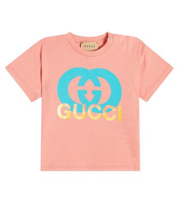 Gucci Kids Baby Interlocking G cotton T-shirt