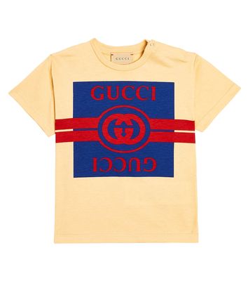 Gucci Kids Baby logo cotton jersey T-shirt