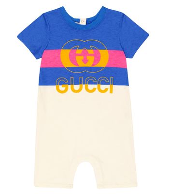 Gucci Kids Baby logo-print cotton onesie
