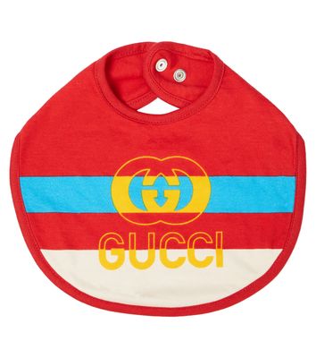 Gucci Kids Baby printed cotton bib