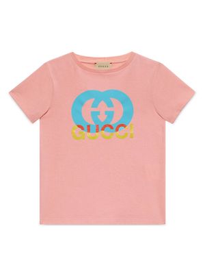 Gucci Kids Children's printed T-shirt - Pink