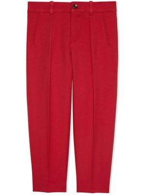 Gucci Kids China Exclusive cotton drill trousers - Red