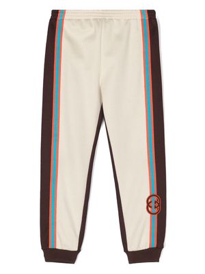 Gucci Kids colour-block track pants - Neutrals