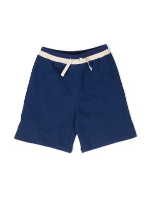 Gucci Kids cotton jersey shorts - Blue