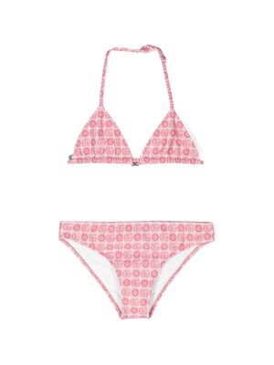 Gucci Kids Double G bikini set - Pink