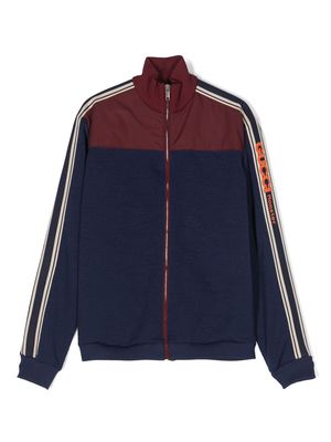 Gucci Kids GG jacquard zip-up track jacket - Blue