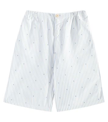 Gucci Kids GG striped cotton Bermuda shorts