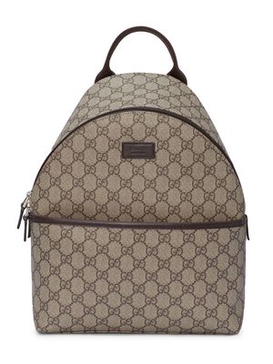 Gucci Kids GG Supreme canvas backpack - Neutrals