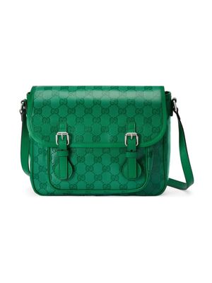 Gucci Kids GG Supreme coated shoulder bag - Green