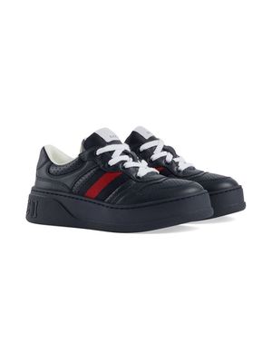 Gucci Kids House Web chunky sneakers - Blue