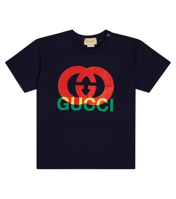 Gucci Kids Interlocking G cotton T-shirt