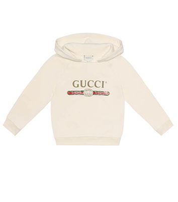 Gucci Kids Logo cotton hoodie