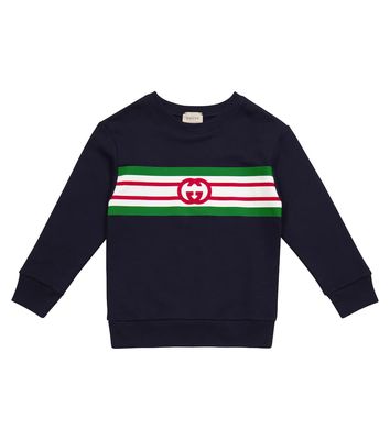 Gucci Kids Logo cotton sweatshirt