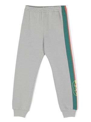 Gucci Kids logo-print cotton track pants - Grey