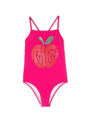 Gucci Kids logo-print swimsuit - Pink