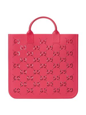 Gucci Kids logo-print tote bag - Pink