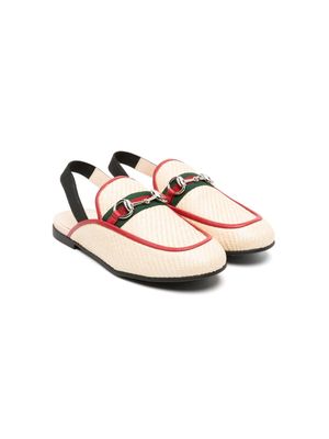 Gucci Kids Princetown slingback slippers - Neutrals