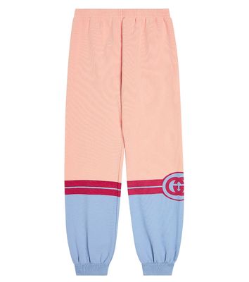 Gucci Kids Printed cotton jersey sweatpants