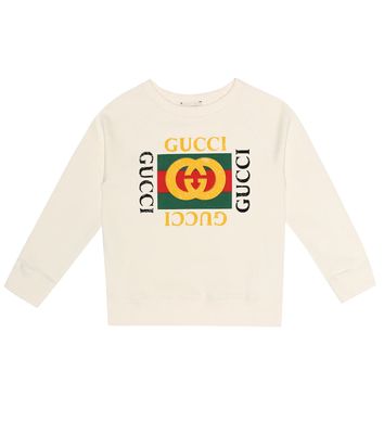 Gucci Kids Printed cotton sweatshirt