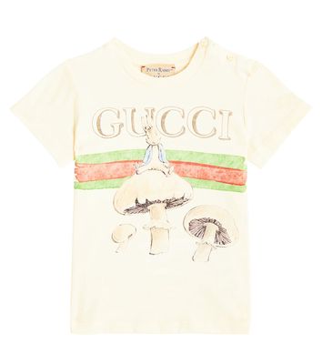Gucci Kids x Peter Rabbit Baby cotton jersey T-shirt
