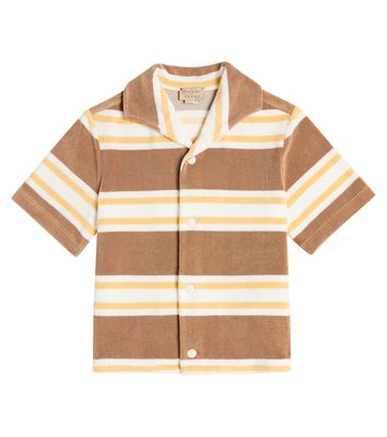 Gucci Kids x Peter Rabbit cotton-blend bowling shirt