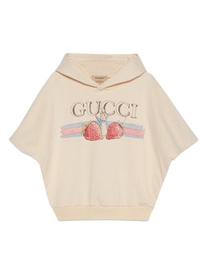 Gucci Kids x Peter Rabbit™ cotton hoodie - Neutrals