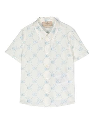 Gucci Kids x Peter Rabbit cotton shirt - Neutrals