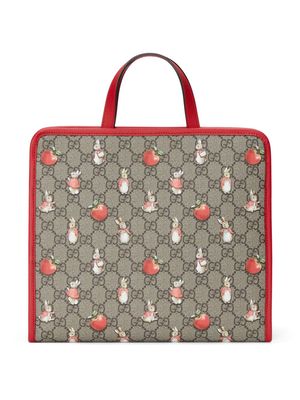 Gucci Kids x Peter Rabbit™ GG Supreme canvas tote bag - Brown