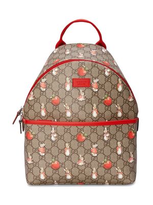 Gucci Kids x Peter Rabbit graphic-print backpack - Neutrals