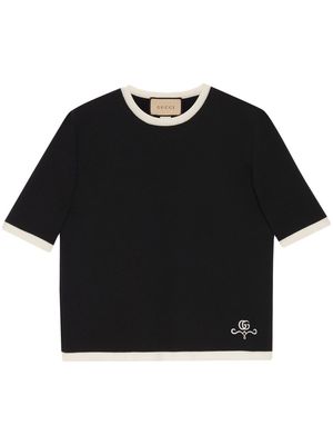 Gucci knitted wool top - Black