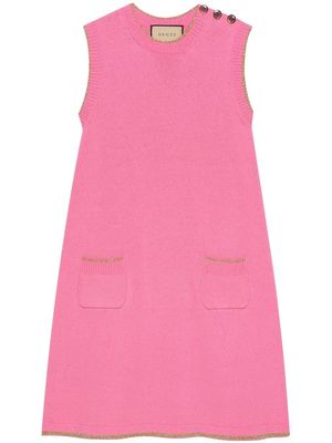 Gucci lamé knit dress - Pink
