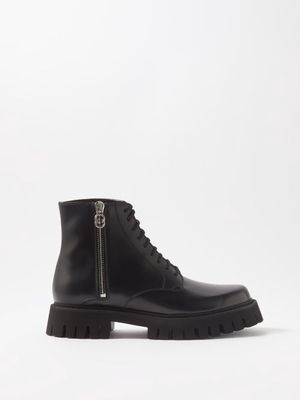 Gucci - Leather Ankle Boots - Mens - Black