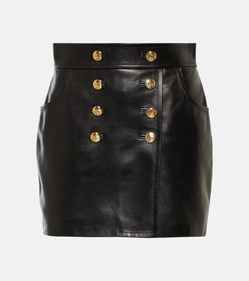 Gucci Leather miniskirt