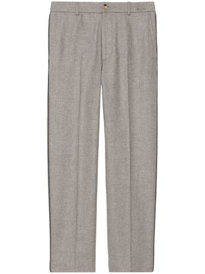 Gucci light cashmere tailored trousers - Grey