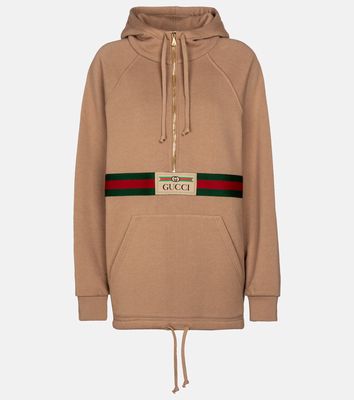Gucci Logo cotton hoodie