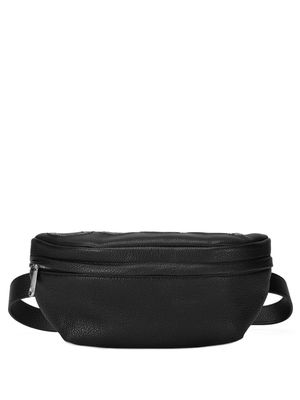 Gucci logo-embossed belt bag - Black