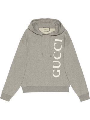 Gucci logo hoodie - Grey