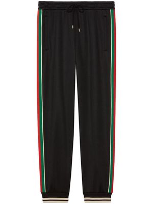 Gucci logo-patch track pants - Black