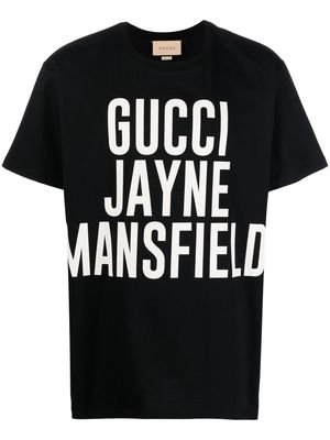 Gucci Love Parade slogan-print T-shirt - Black