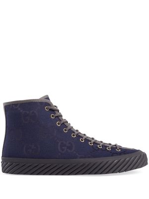 Gucci Maxi GG high-top sneakers - Blue