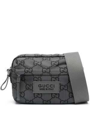 Gucci medium GG-Damier messenger bag - Grey