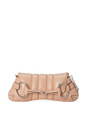 Gucci medium Horsebit Chain quilted bag - Neutrals