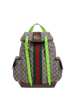 Gucci medium Ophidia GG backpack - Brown