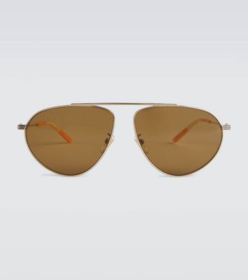 Gucci Metal frame aviator sunglasses