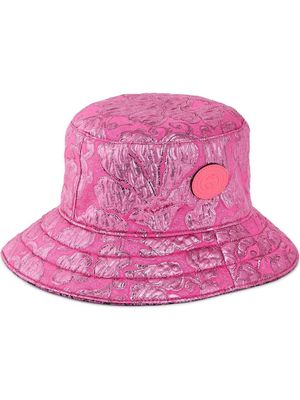 Gucci metallic jacquard reversible bucket hat - Pink