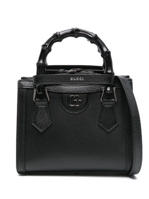 Gucci mini Diana leather tote bag - Black
