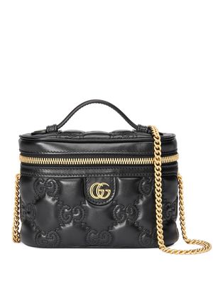 Gucci mini GG Matelassé top-handle bag - Black