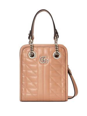 Gucci mini Marmont cross-body bag - Brown