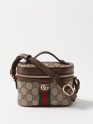 Gucci - Ophidia Gg Supreme-canvas Cosmetic Bag - Womens - Beige Multi